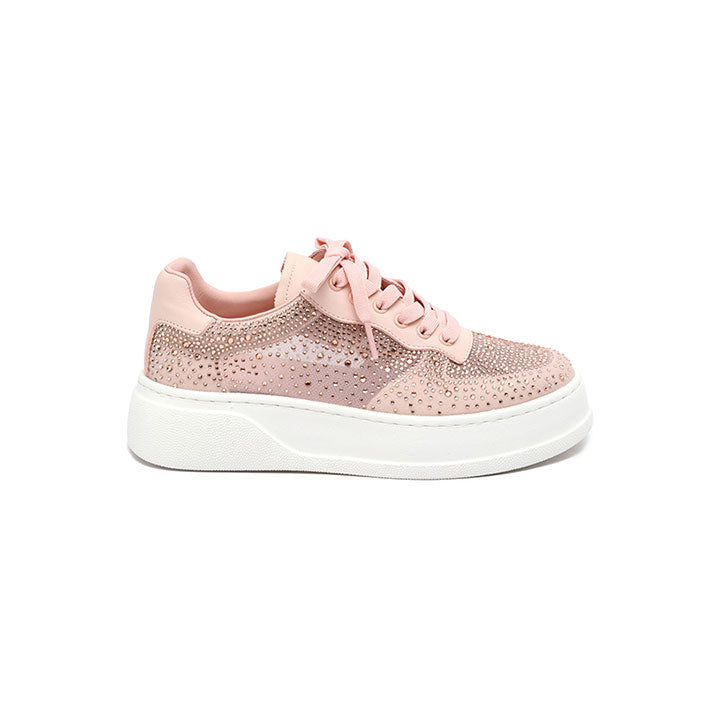 Bialik - Peach Luxury Embellished Sneakers