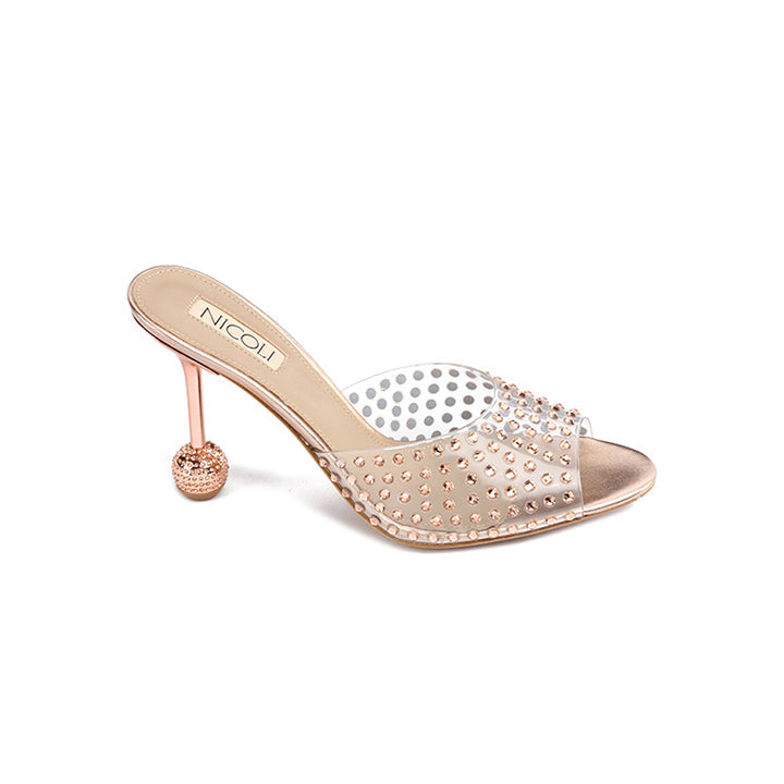 Cyan  Luxury Embellished Mule