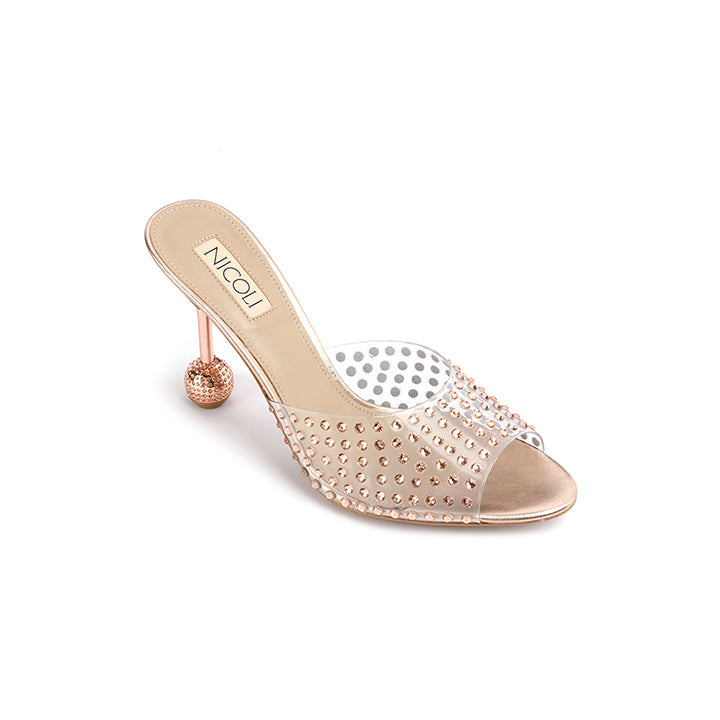 Cyan  Luxury Embellished Mule