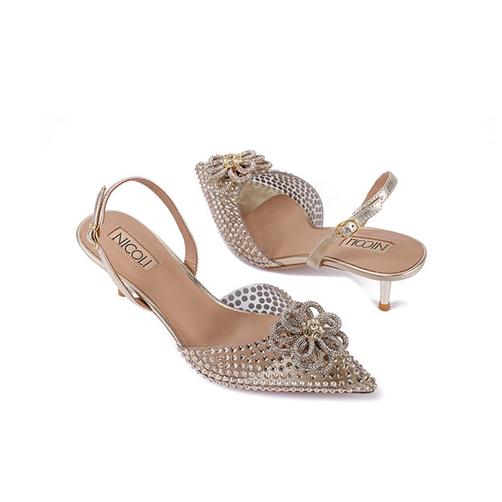 Devon  Luxury Embellished High Heel 