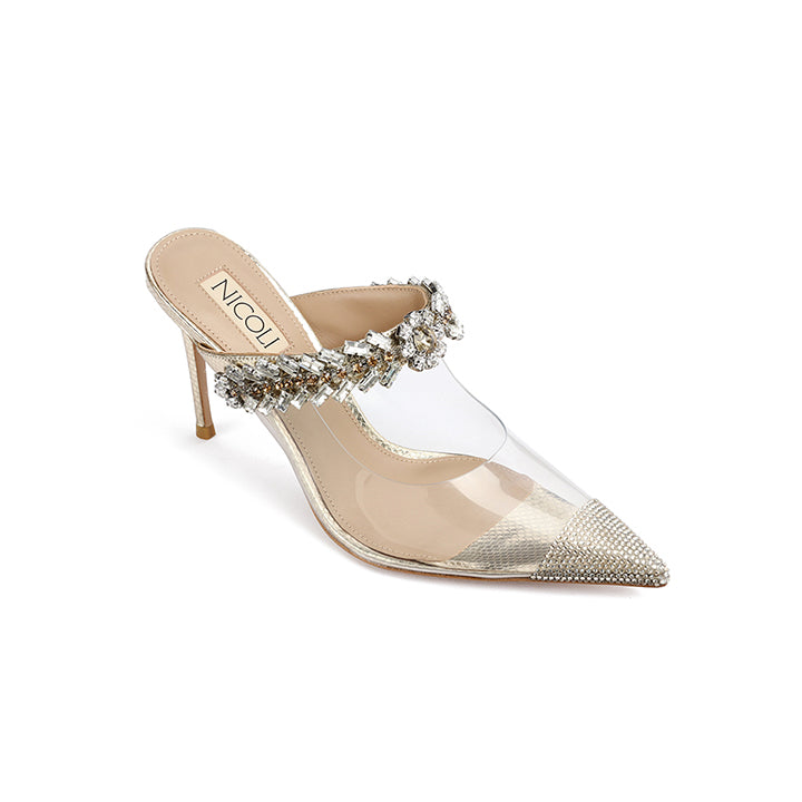 Flossie Luxury Embellished Mule