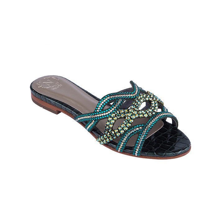 Floris  Luxury Embellished Flats 