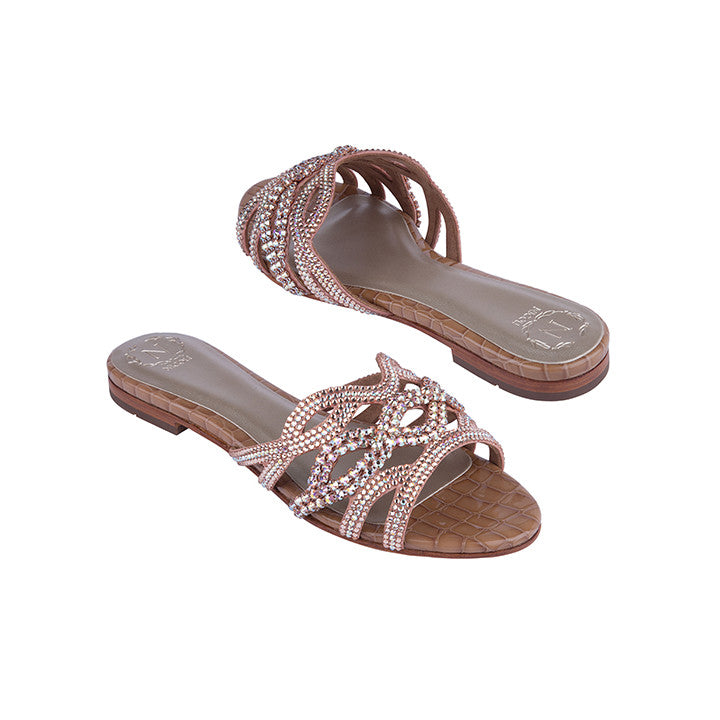 Floris  Luxury Embellished Flats 