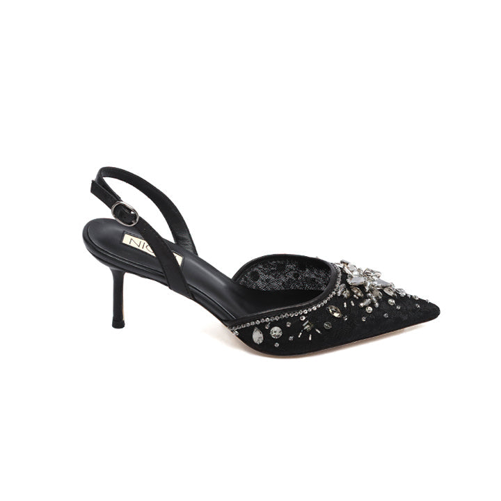 Hailee  Luxury Embellished Pump