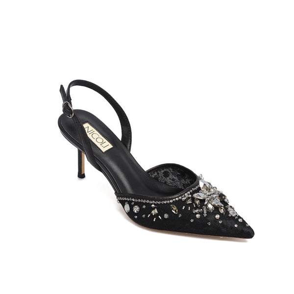 Hailee  Luxury Embellished Pump