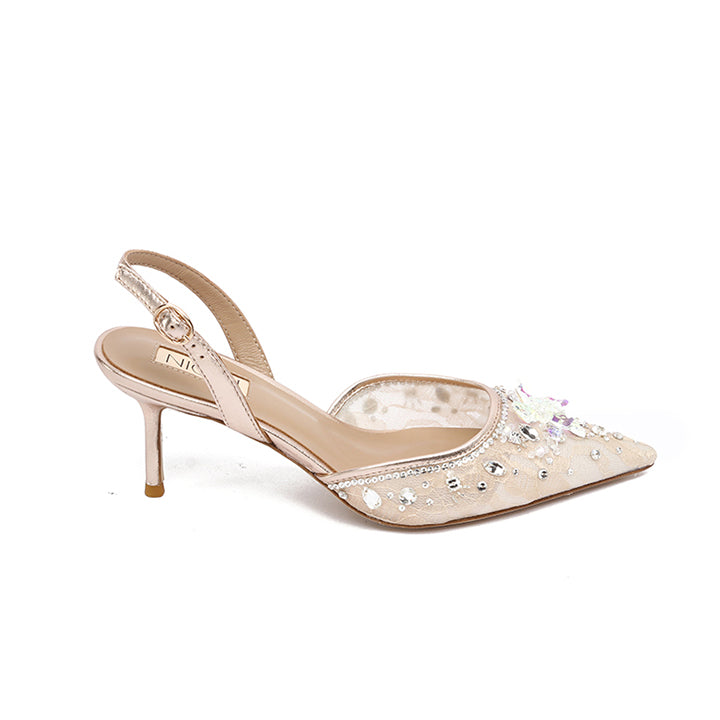 Hailee  Luxury Embellished Pump