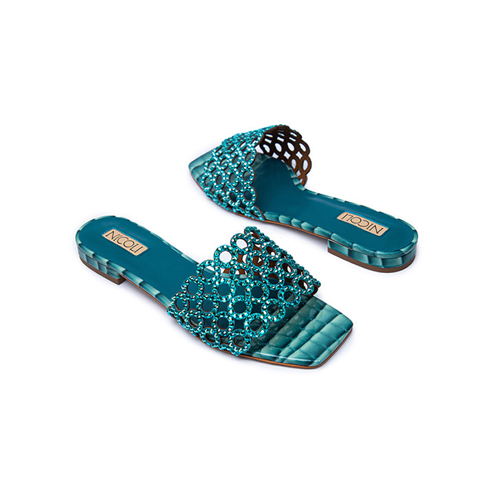 Materna  Luxury Embellished Flats 