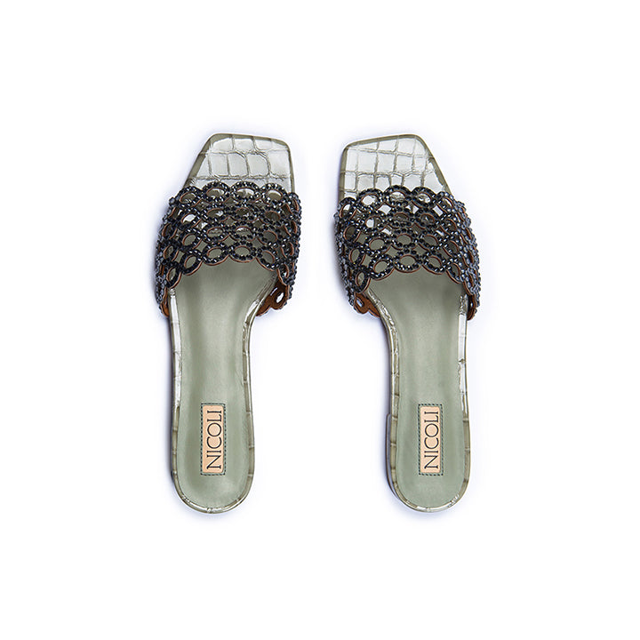 Materna  Luxury Embellished Flats 