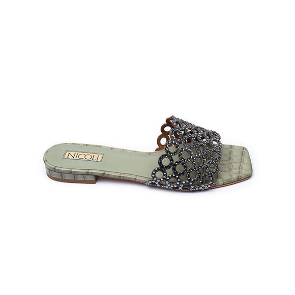 Materna  Luxury Embellished Flats 