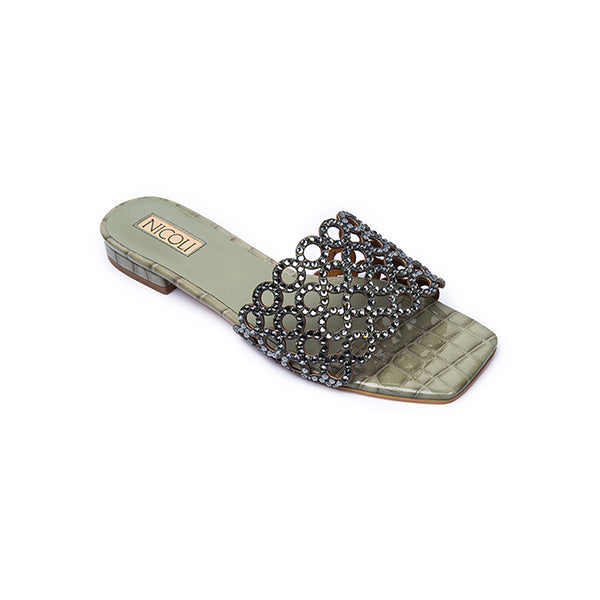 Materna  Luxury Embellished Flats 