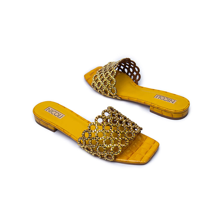 Materna  Luxury Embellished Flats 