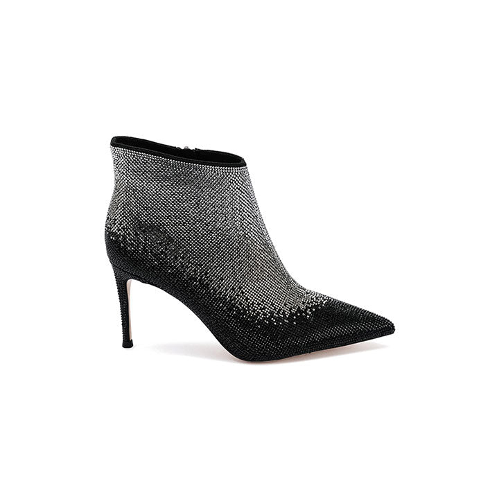 Ornella-Black  Luxury Embellished Boots