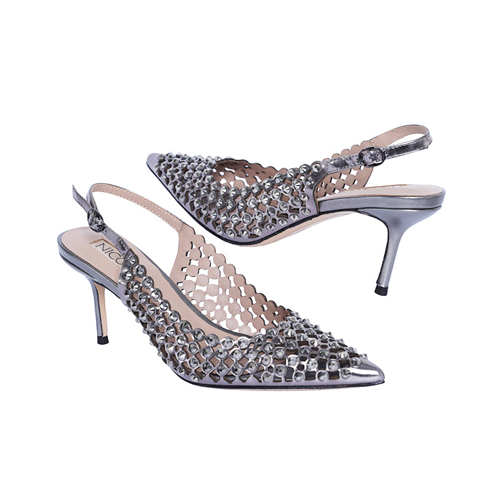 Santiago  Luxury Embellished High Heel 