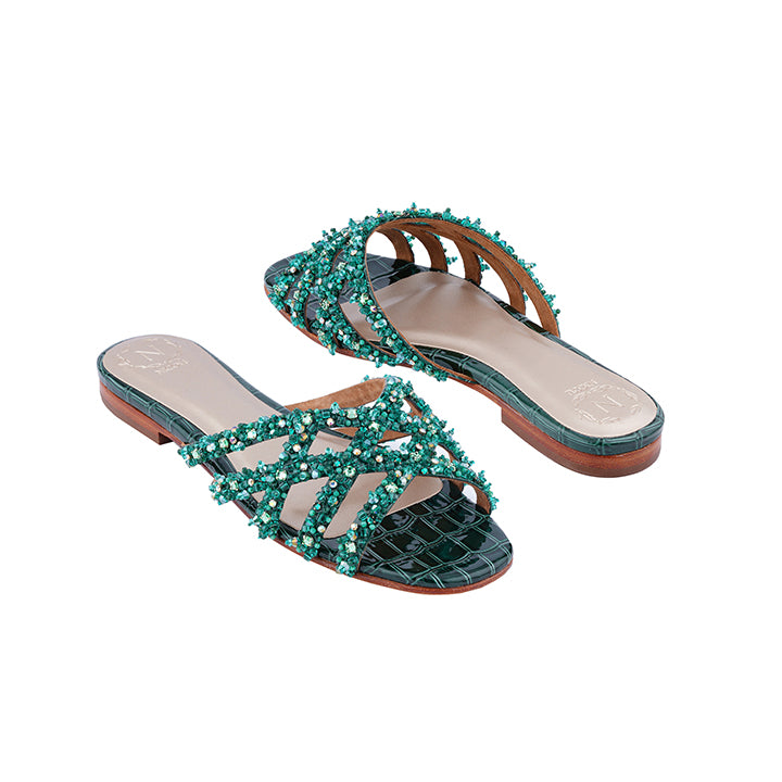 Strati  Luxury Embellished Flats 