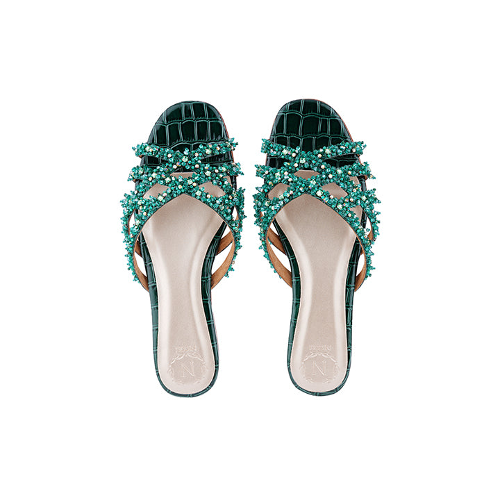 Strati  Luxury Embellished Flats 