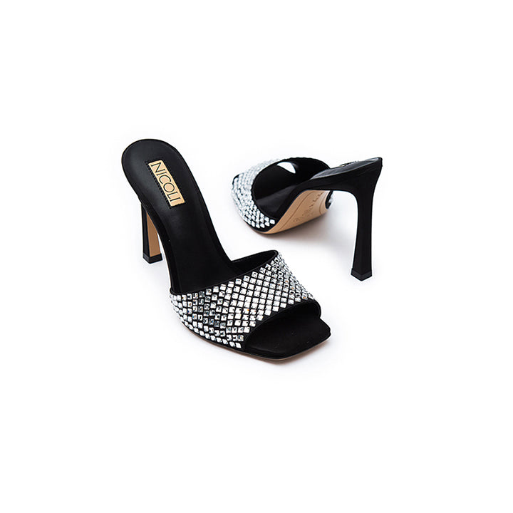 Vincenza  Luxury Embellished Mule 