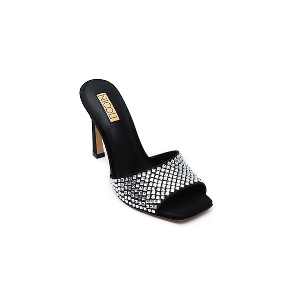 Vincenza  Luxury Embellished Mule 